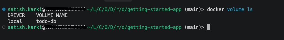 docker volume